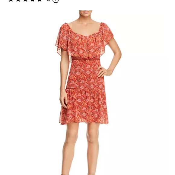 Rebecca Minkoff Dresses & Skirts - Rebecca Minkoff Red Floral Dress Sz 2